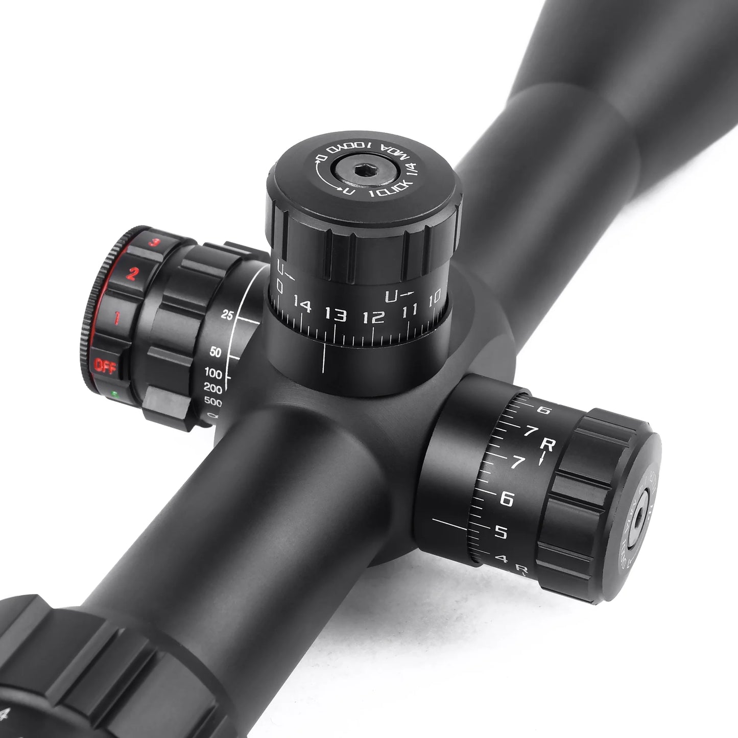HK 6.5-20x42 SAL Rifle Scope, Glass Etched Red/Green Illuminated Reticle with Heavy Duty Scope Rings, Sunshade and Lens Cover