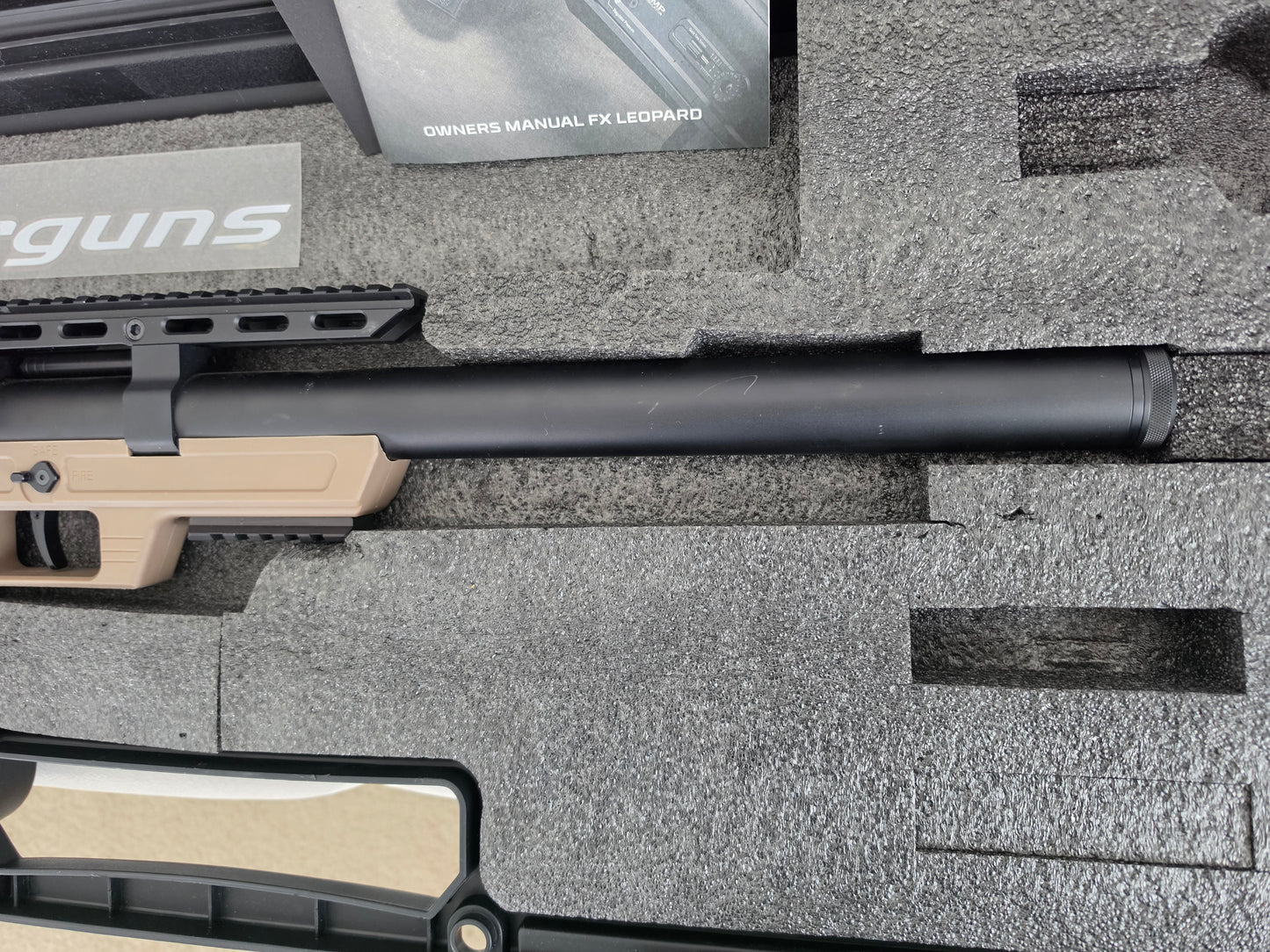 FX LEOPARD FDE .22 CAL 600MM