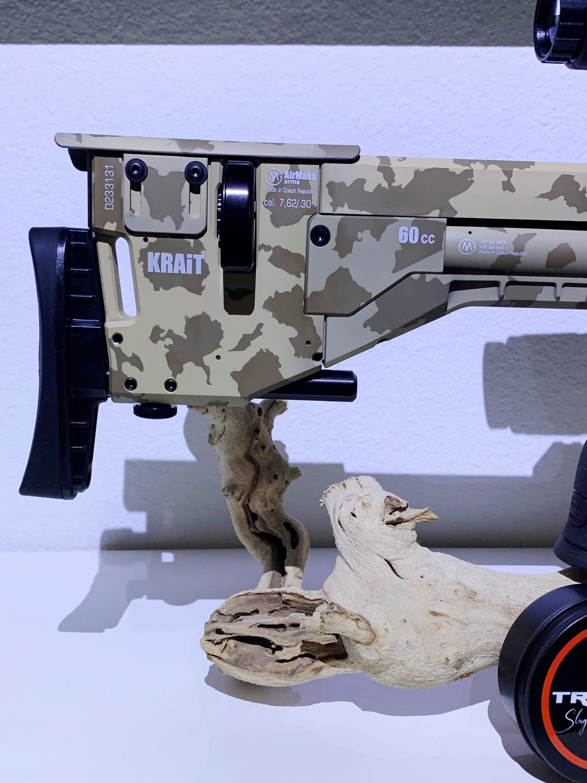 AIRMAKS KRAIT X HP 7.62 - .30 CALIBER DESERT CAMO 700CC CARBON FIBER BOTTLE