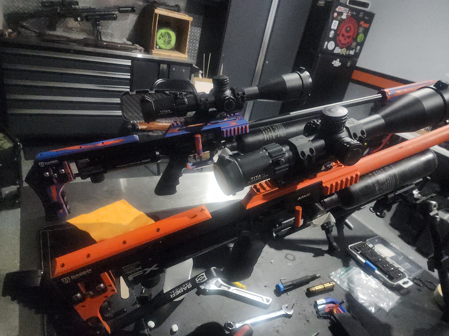 Take your air guns to the pros.Professional repair service tuning in maintenance with fast turnaround , time and competitive pricing.