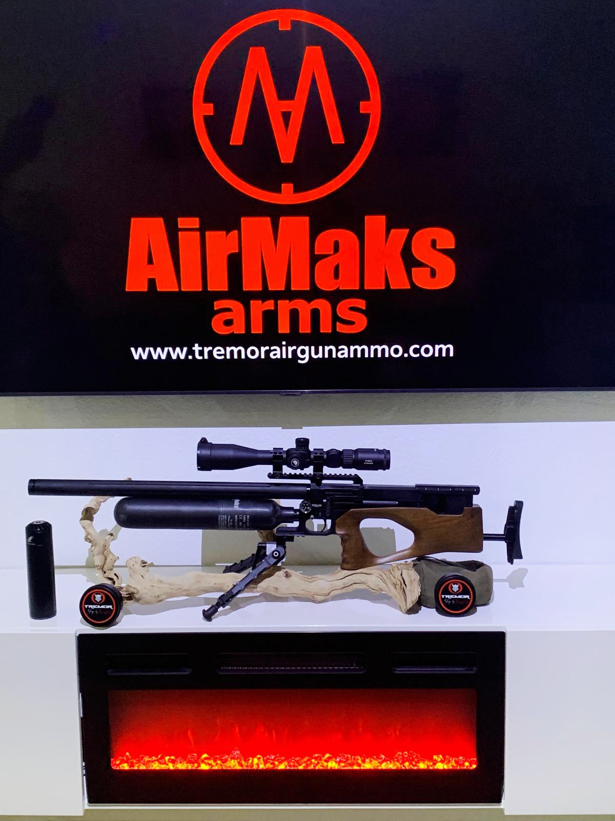 AirMaks KRAIT X LITE HP 6.35 - .25 CALIBER 700mm Barrel 700CC CARBON FIBER BOTTLE