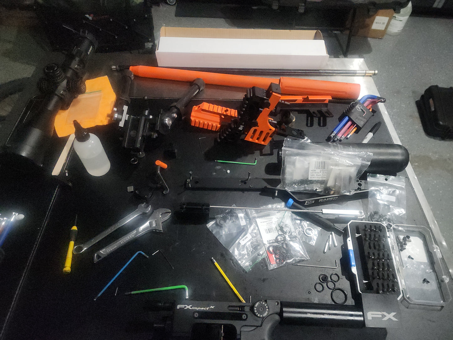 Take your air guns to the pros.Professional repair service tuning in maintenance with fast turnaround , time and competitive pricing.
