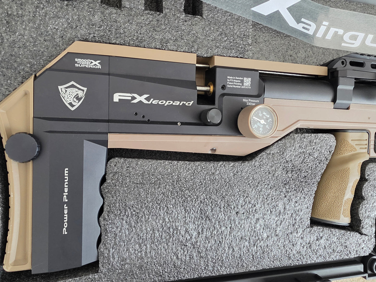 FX LEOPARD FDE .22 CAL 600MM