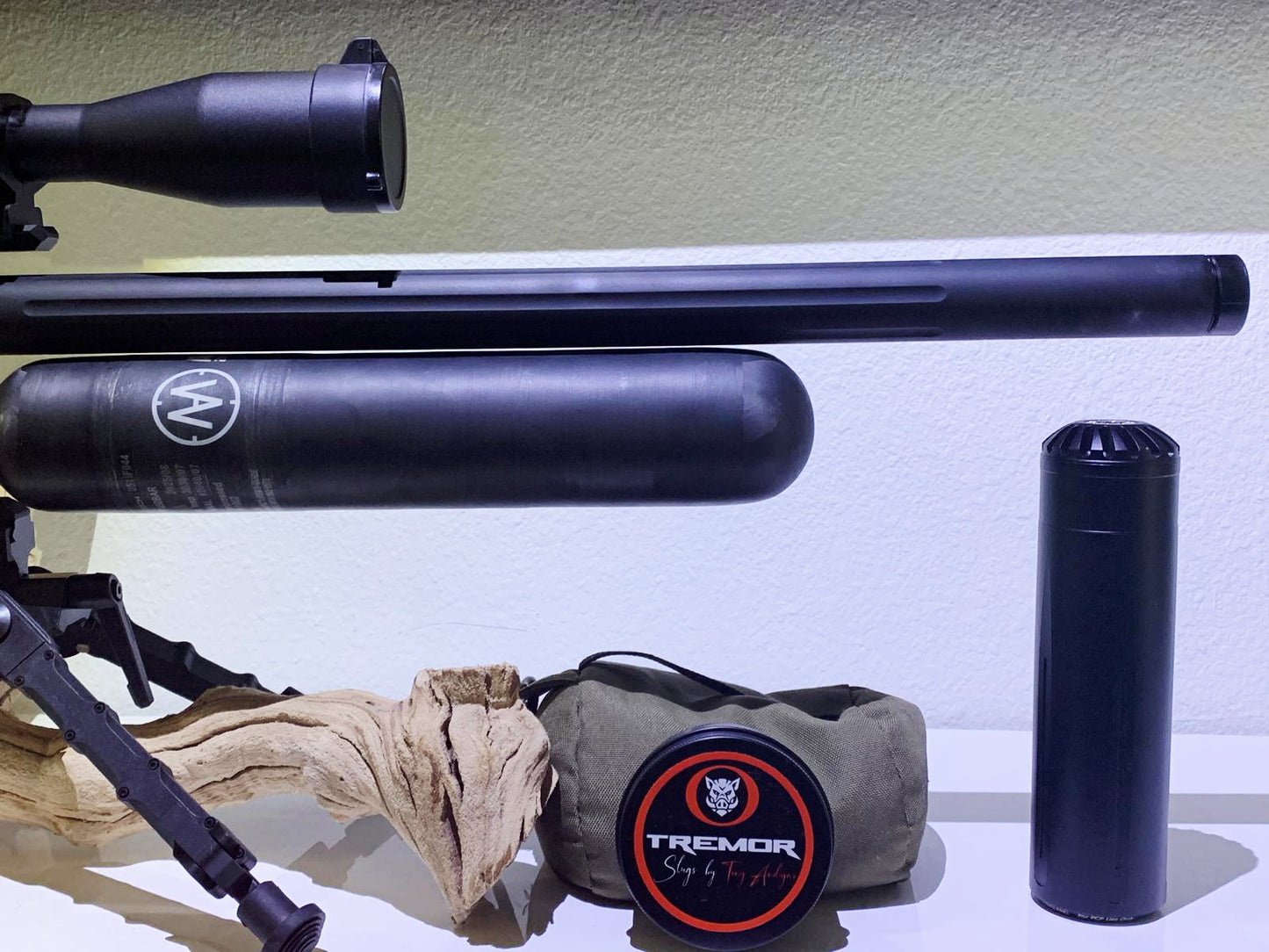 AirMaks KRAIT X LITE HP 6.35 - .25 CALIBER 700mm Barrel 700CC CARBON FIBER BOTTLE