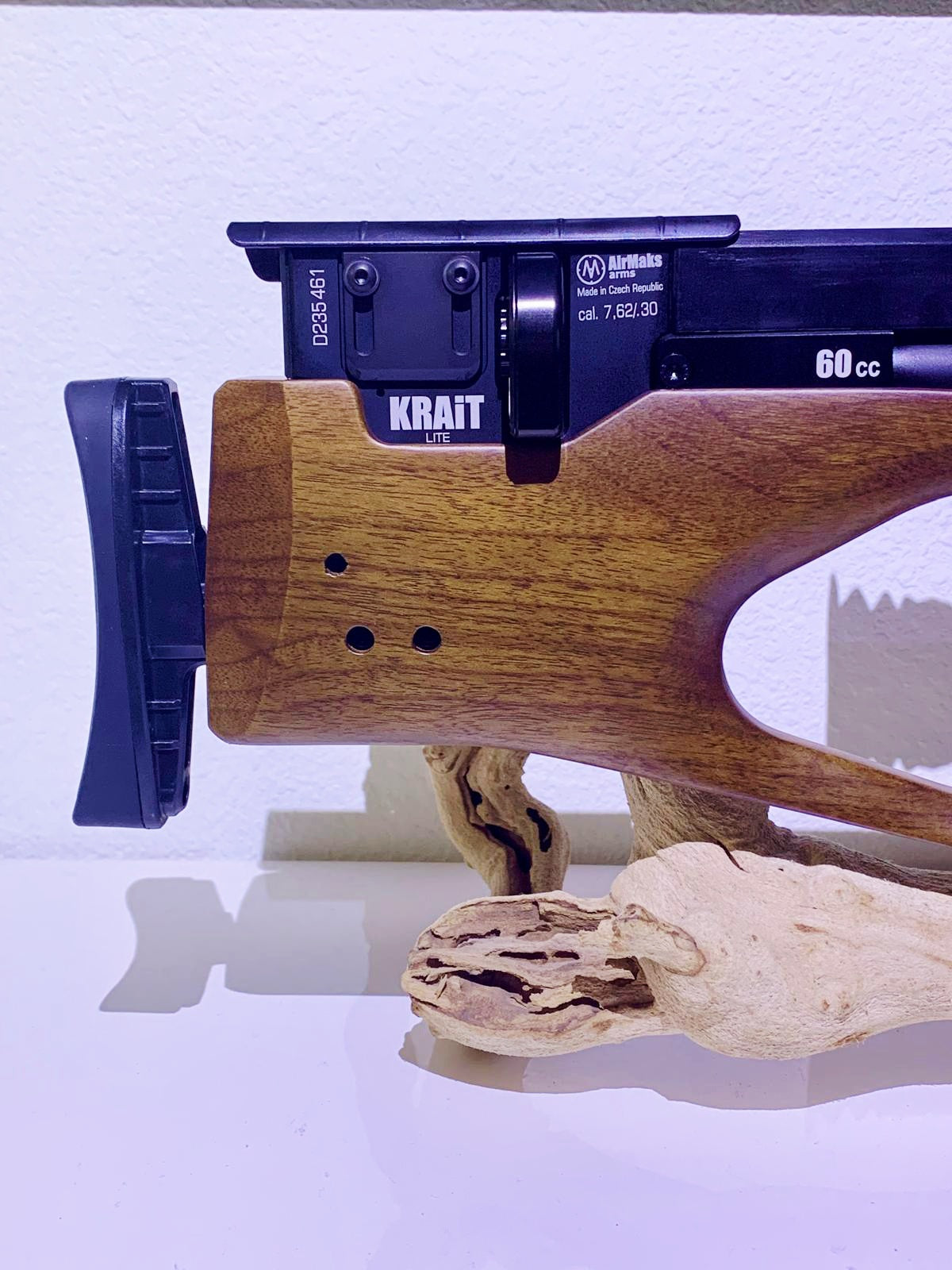 AirMaks Arms KRAIT X LITE HP 7.62 - .30 CALIBER 700CC CARBON FIBER BOTTLE 700MM BARREL