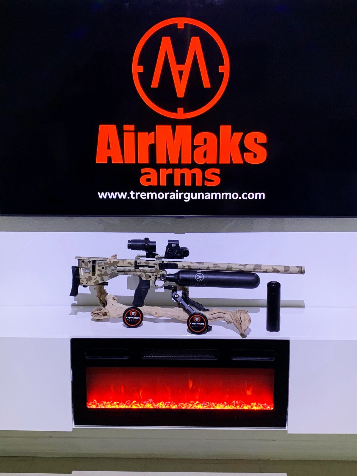 AIRMAKS KRAIT X HP 7.62 - .30 CALIBER DESERT CAMO 700CC CARBON FIBER BOTTLE